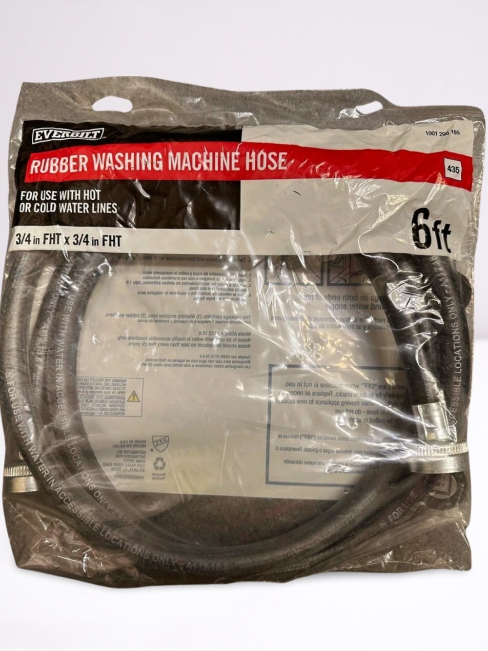 Everbilt Washing Machine Hose - 6 ft